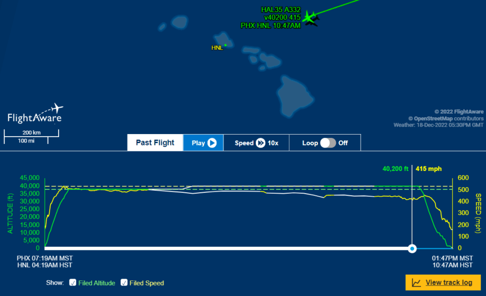 Hawaiian Airlines Flight 35 Severe Turbulence Must Be Avoided At All